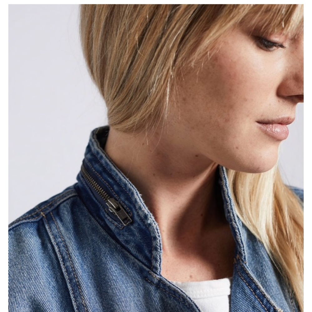 Current Elliot The Crosby Denim Jacket Sz 1 NWT - Picture 4 of 4